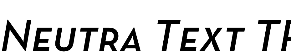 Neutra Text TF Light SC Demi Italic Yazı tipi ücretsiz indir